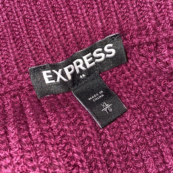 Express cropped knit sweater XL - Picture 3 of 4